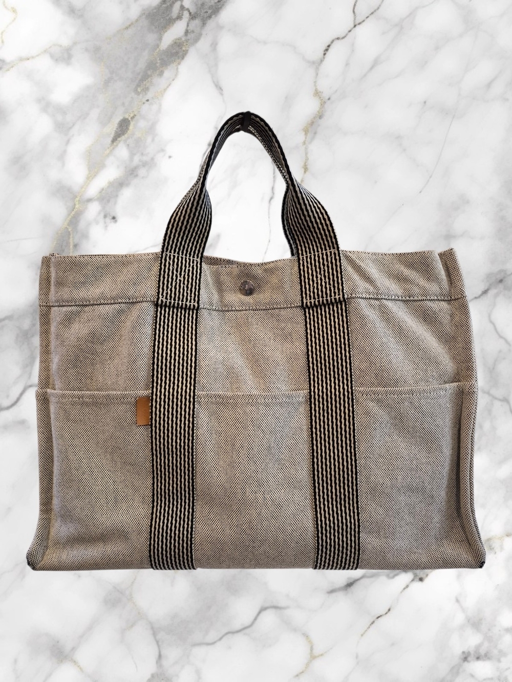 Hermes Fourre Tout MM Grey Vintage